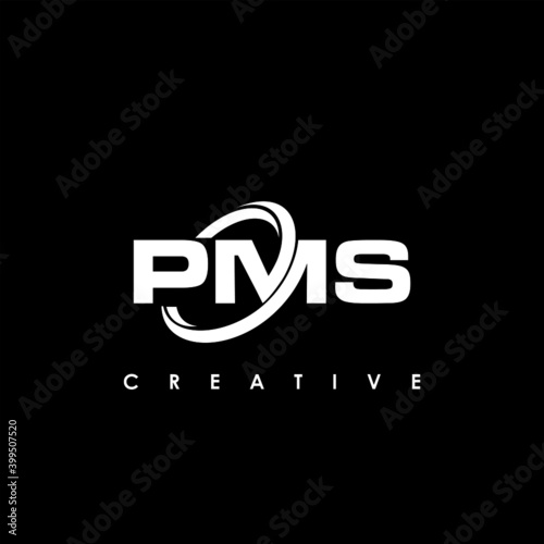 PMS Letter Initial Logo Design Template Vector Illustration