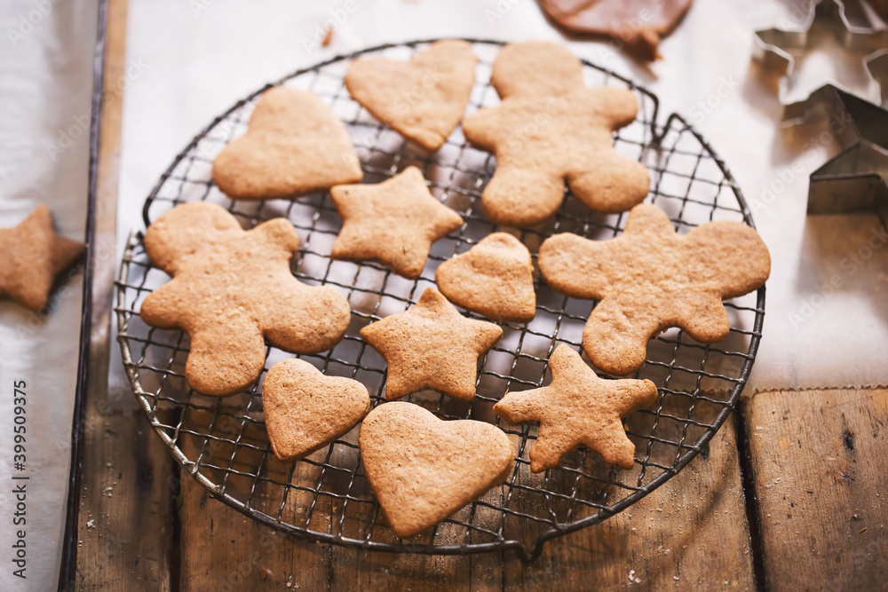 Different shaped gingerbread cookies Different shaped gingerbread cookies
