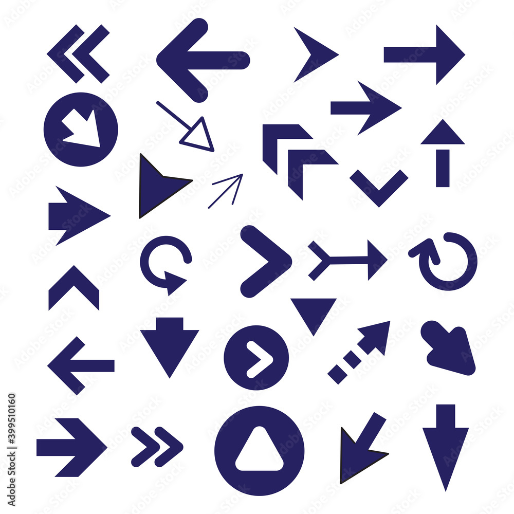 Arrow icon set isolated on background. Trendy vector collection. Different arrow icons in flat style. Creative arrows template for web site, app, graphic design, ui and logo. Arrow vector symbol Arrow icon set isolated on background. Trendy vector collection. Different arrow icons in flat style. Creative arrows template for web site, app, graphic design, ui and logo. Arrow vector symbol