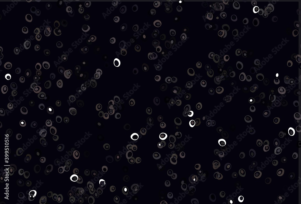 Light Black vector backdrop with dots.