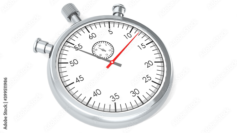 Classic stopwatch isolated on white background Classic stopwatch isolated on white background