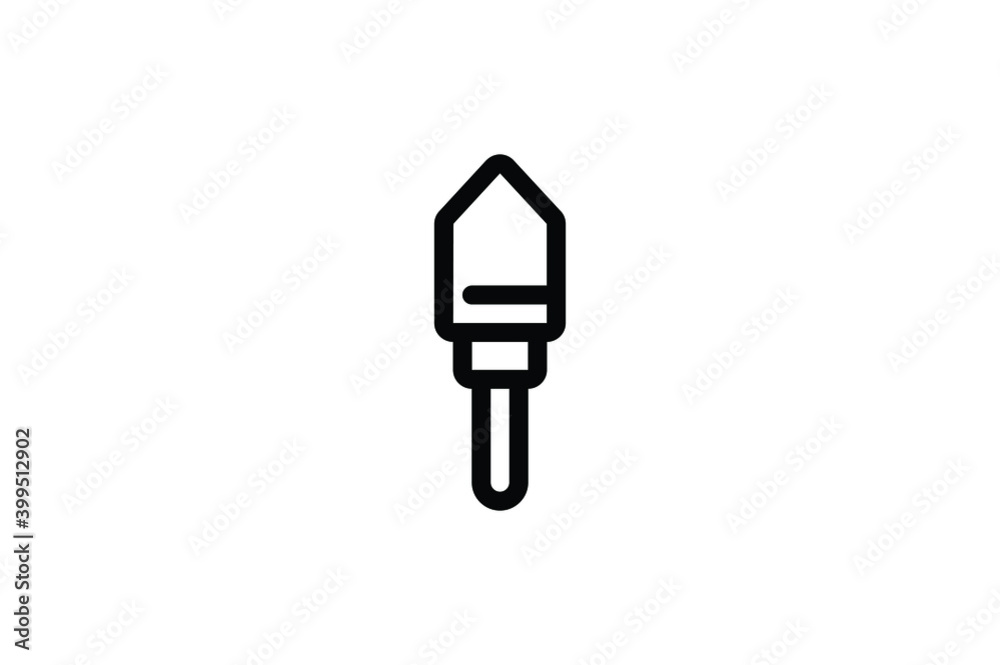 Archeology Outline Icon - Shovel Archeology Outline Icon - Shovel
