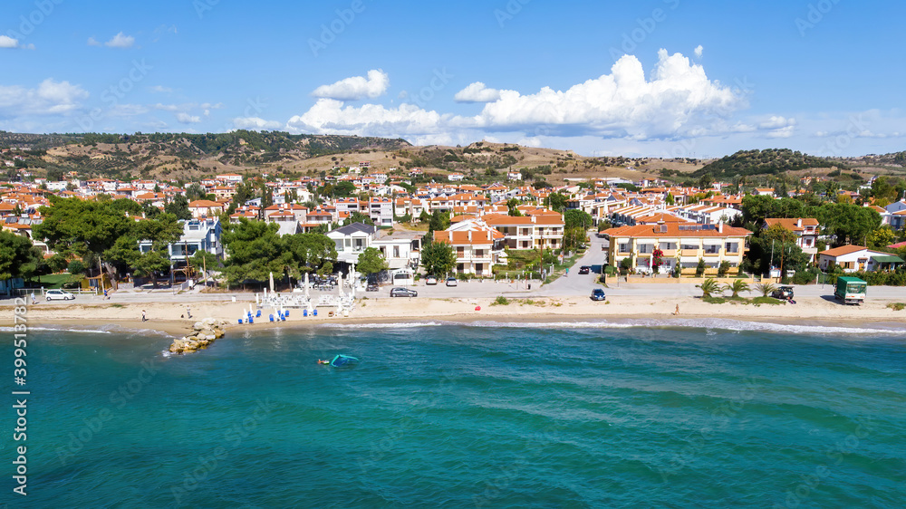 Fototapeta premium Aegean sea coast of Greece, Nikiti