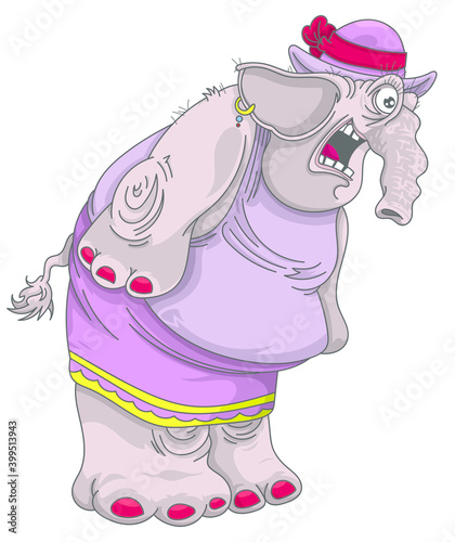 Фотография Eléphant femelle
