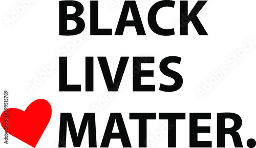 Black lives matter modern logo, banner, design concept, sign