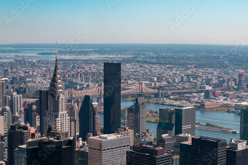 Aerial view of new york city. © fernando