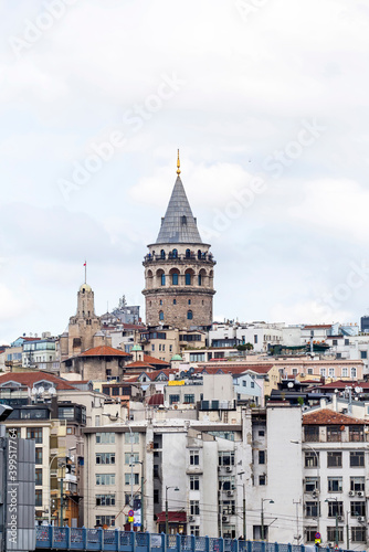 Galata Tower in Istanbul, Turkey