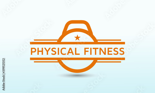 Physical fitness template idea, fitness logo design, dumbbell icon, Gym Logo Ideas and Fitness Logo Designs