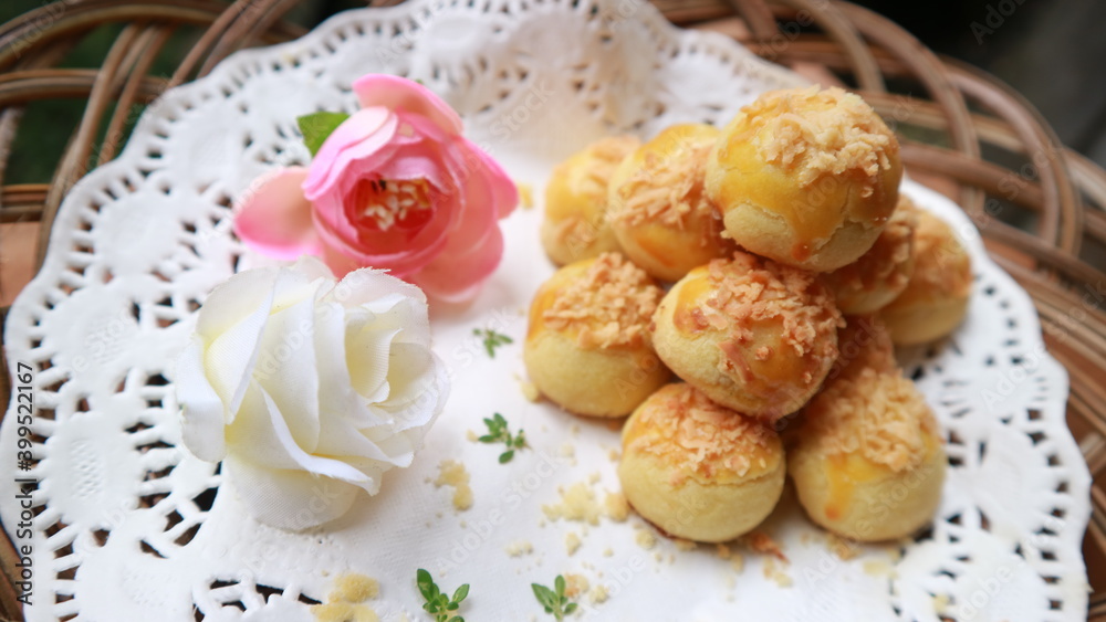 Traditional Cake in Indonesia, Nastar Cake with Cheese Traditional Cake in Indonesia, Nastar Cake with Cheese