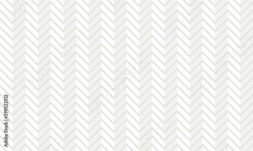 White seamless chevron geometric illusion 3d pattern vector photo