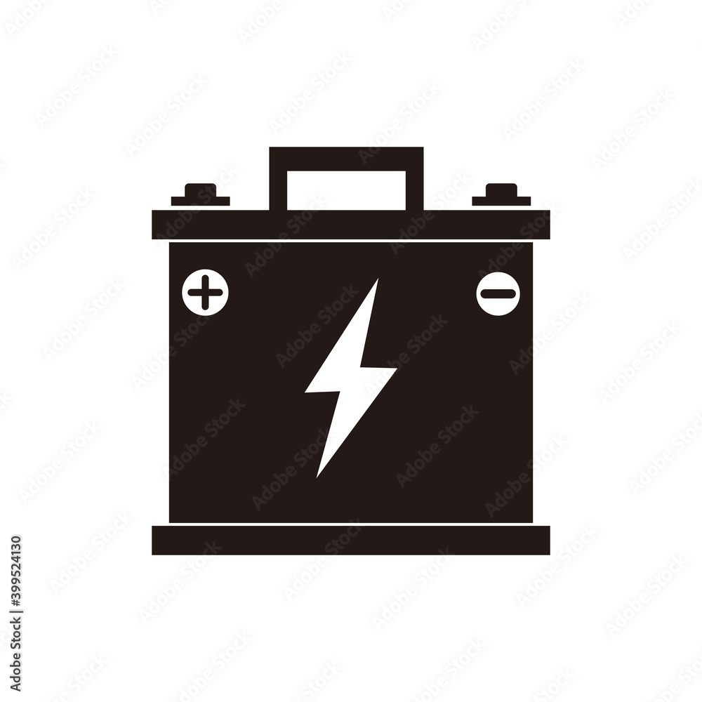 Battery Energy Power icon illustration sign Battery Energy Power icon illustration sign