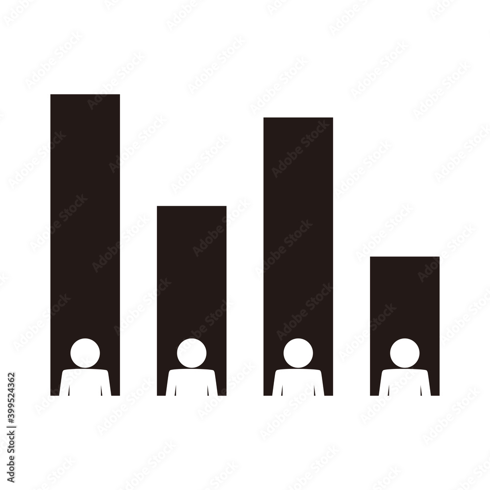 Exit polling icon vector illustration sign Exit polling icon vector illustration sign
