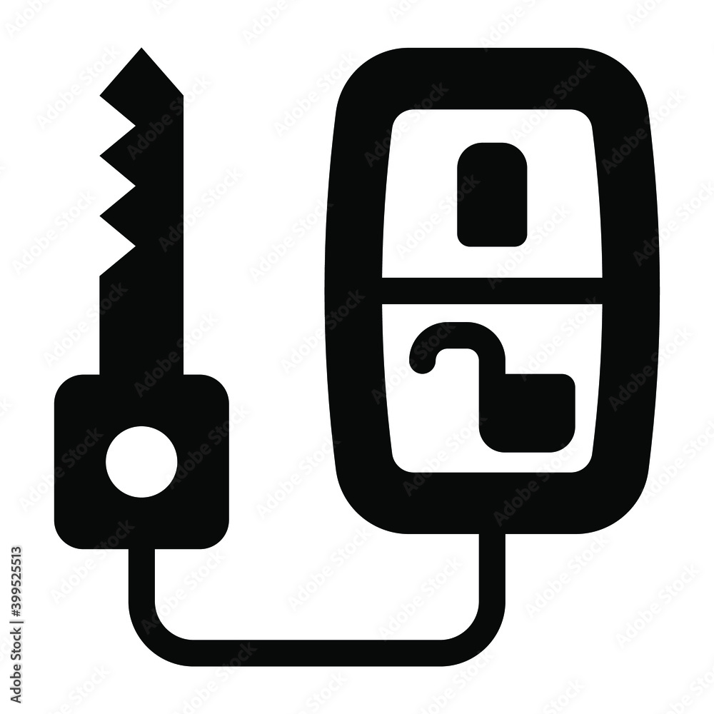 A vector of car key in modern solid style
A vector of car key in modern solid style