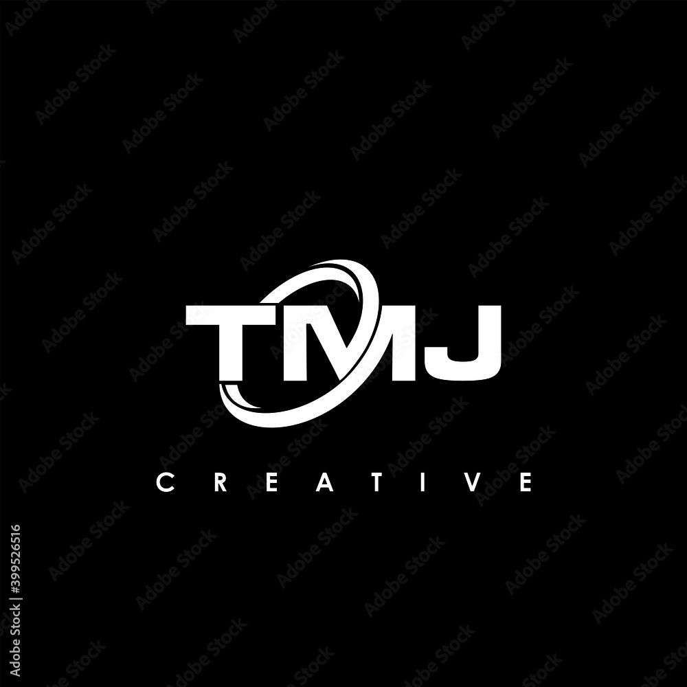 Obraz premium TMJ Letter Initial Logo Design Template Vector Illustration
