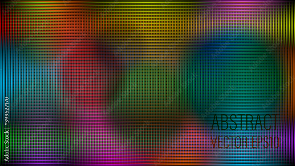 Abstract background with multicolored intersecting lines and circles. EPS10
