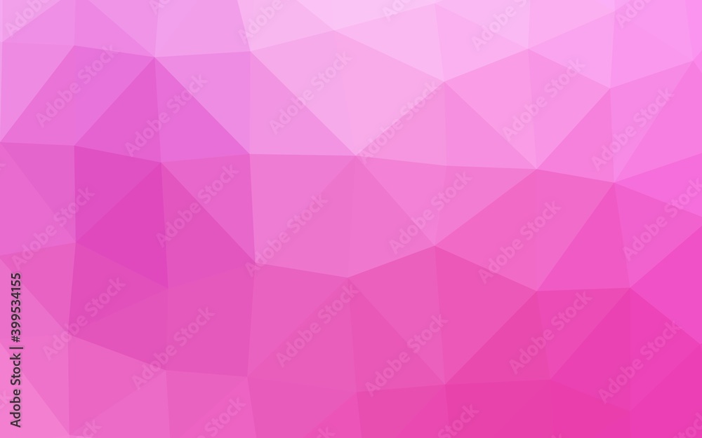Light Pink vector triangle mosaic template. Light Pink vector triangle mosaic template.