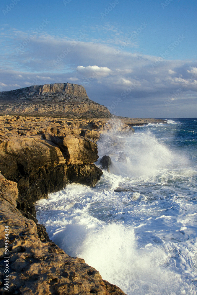 CYPRUS CAP GRECO COAST CLIFF