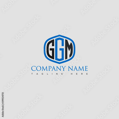 GGM Letter Logo Design and Monogram Icon. photo