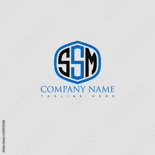 Ssm Letter Logo Creative Design Vector Stock Vector (Royalty Free)  2212682797 | Shutterstock