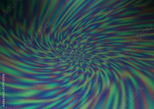 Dark Blue, Green vector abstract blurred pattern.