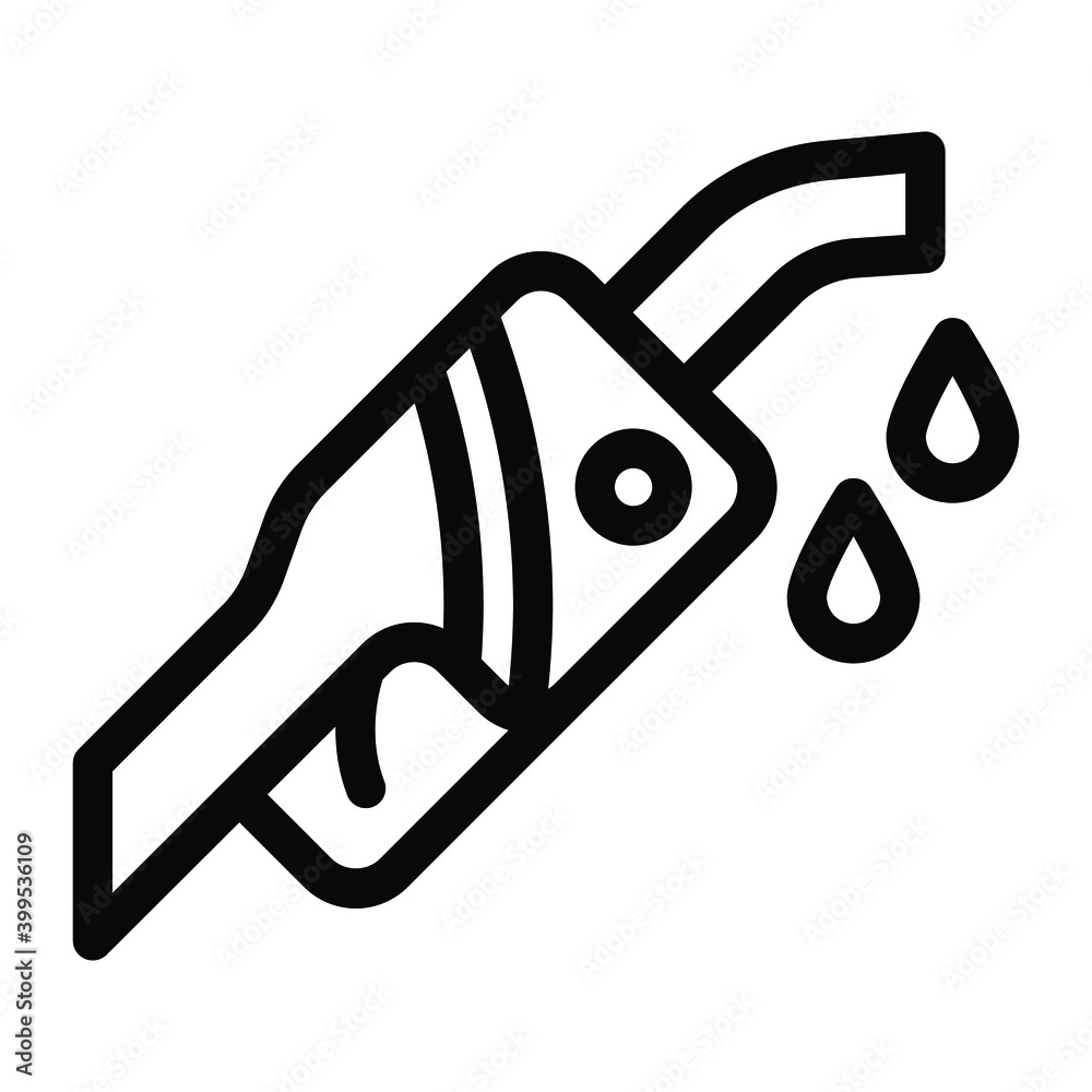 Fuel nozzle vector style, icon of fuel dispenser
Fuel nozzle vector style, icon of fuel dispenser
