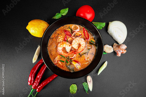 Tom Yum Goong Spicy , Thai Local Food