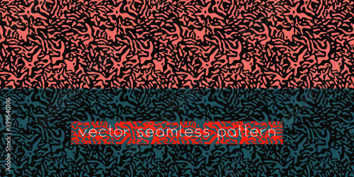 Spotted pattern vector. Abstract animal skin pattern for fashion banner and trendy decoration, fabric, and textile design. Liquid blotch texture, splotch backdrop, zebra spot background. Beauty salon.
