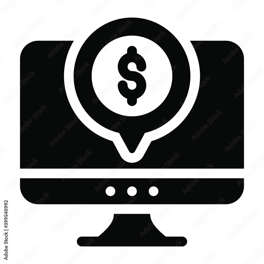 Financial data inside monitor denoting financial market concept icon
Financial data inside monitor denoting financial market concept icon