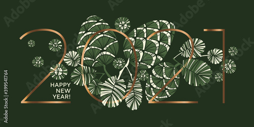 Festive 2021 green pine con...