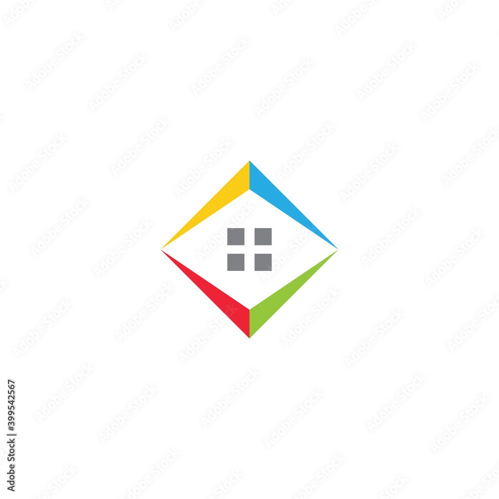 Home Vector icon illustration design template Home Vector icon illustration design template