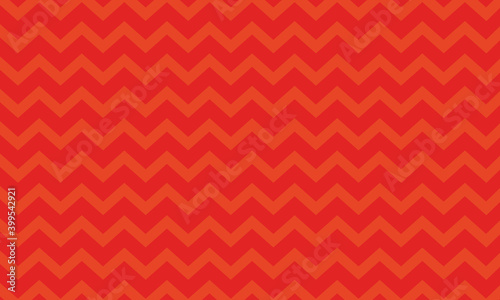 Seamless orange zig zag wavy chevron pattern on a red background vector