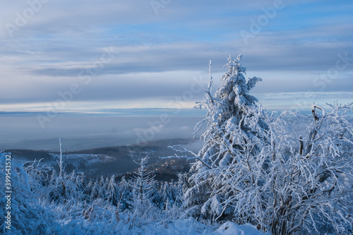 Wonderful Winter Wonderworld on the highest mountain in Hesse / Germany, the Great Feldberg