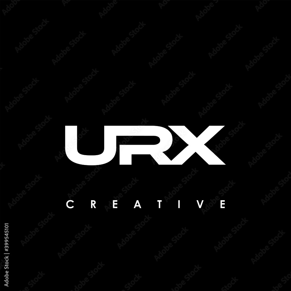 Fototapeta premium URX Letter Initial Logo Design Template Vector Illustration
