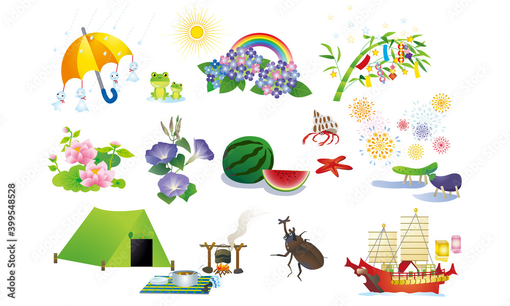 夏のイラスト集 夏のイラスト集