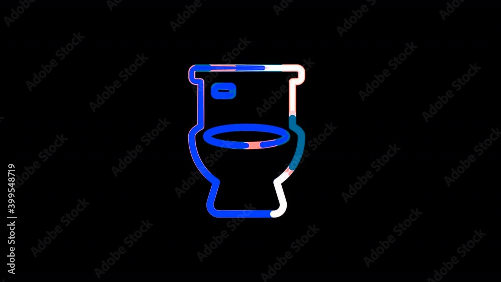 Circles gather in symbol toilet. After it crumbles in a line and moves to the camera. Alpha channel black Circles gather in symbol toilet. After it crumbles in a line and moves to the camera. Alpha channel black