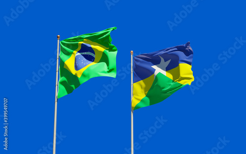 Rondonia Brazil State Flag photo