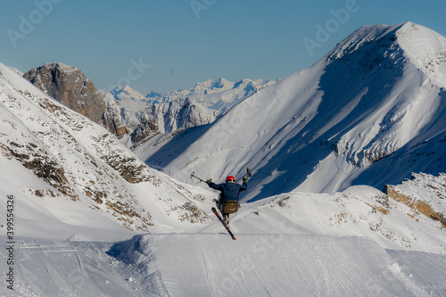 Ski jump Glacier 3000