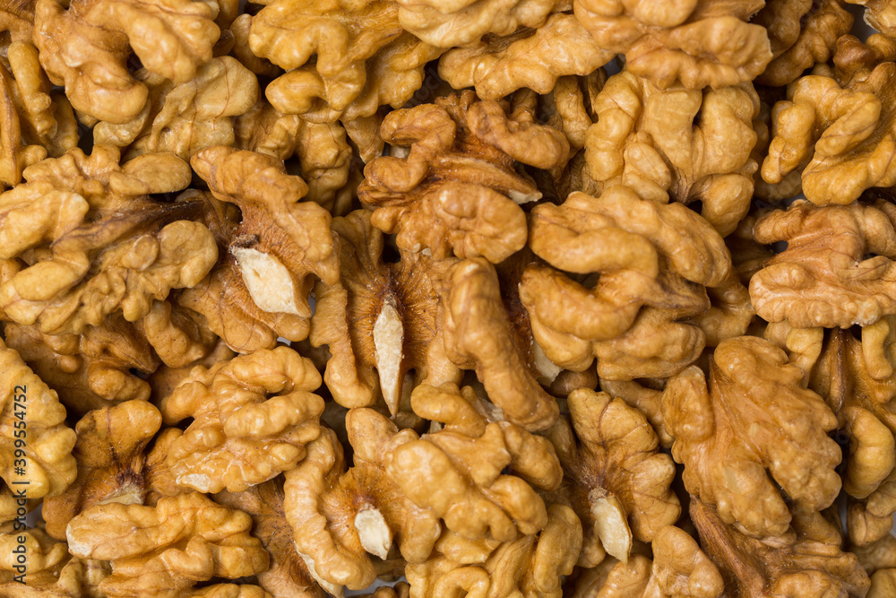 Many walnuts in studio close up Many walnuts in studio close up