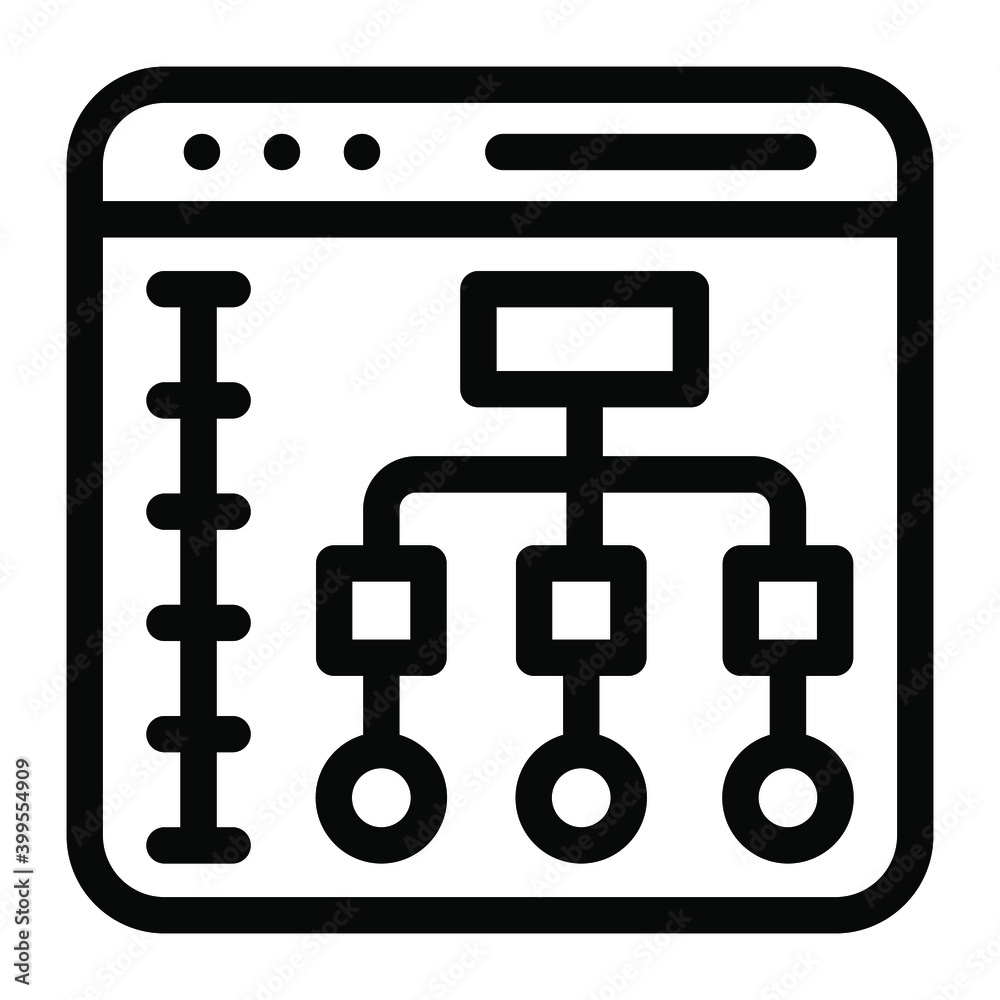 Web hierarchy icon design, workflow vector
Web hierarchy icon design, workflow vector