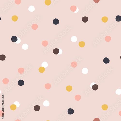 Abstract Seamless Pattern Candy Design Vector Geometric Shapes