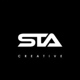 STA Letter Initial Logo Design Template Vector Illustration