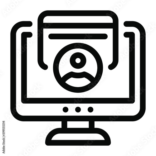 
An icon design of engaging content 
