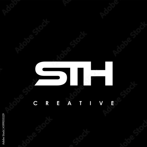 STH Letter Initial Logo Design Template Vector Illustration