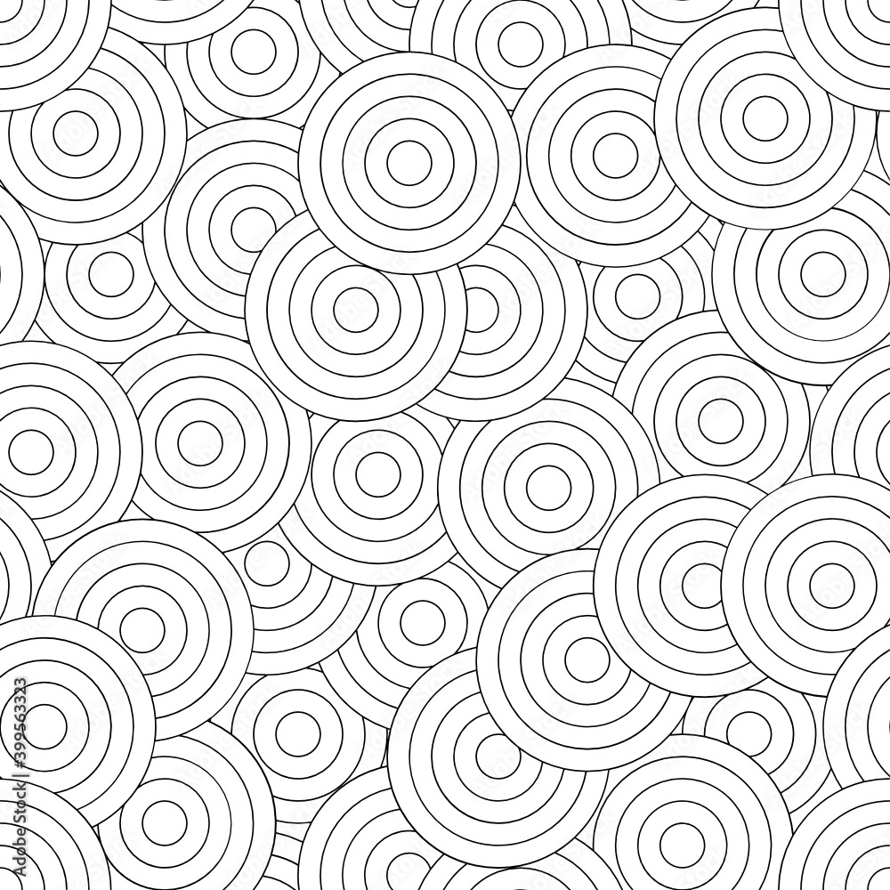 Vector geometric seamless pattern. Modern geometric background with circles. Vector geometric seamless pattern. Modern geometric background with circles.