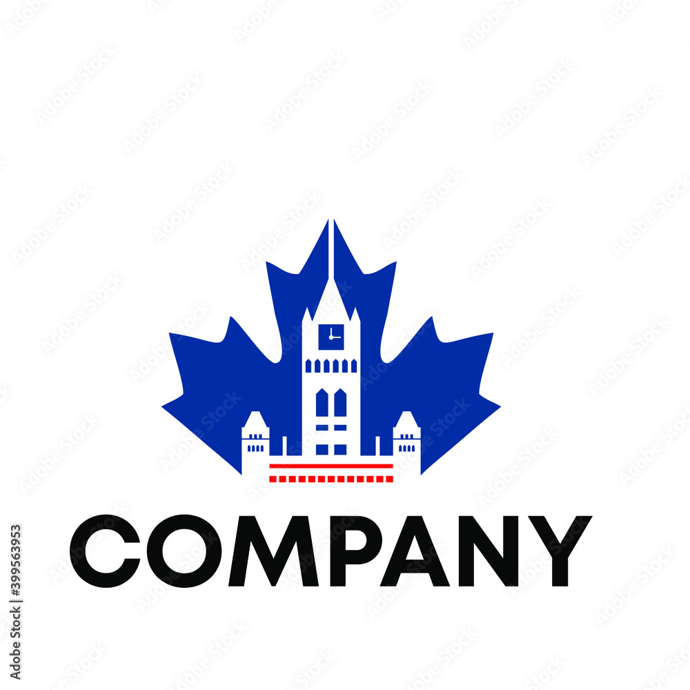 Maple Canada Life Building logo design