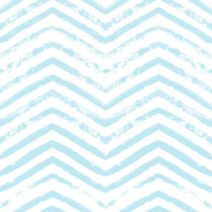 Papier peint photo Chevron patrons Chevron aquarelle bleu rayures pastel  © Good Goods
