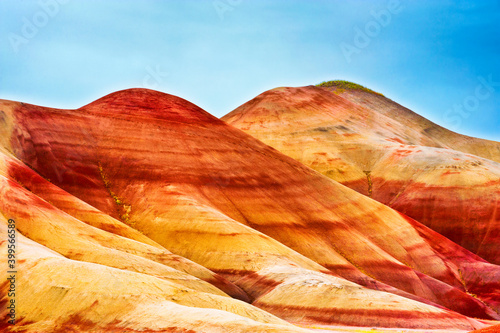 Painted Hills of John Day Fossil Bed in eastern Oregon