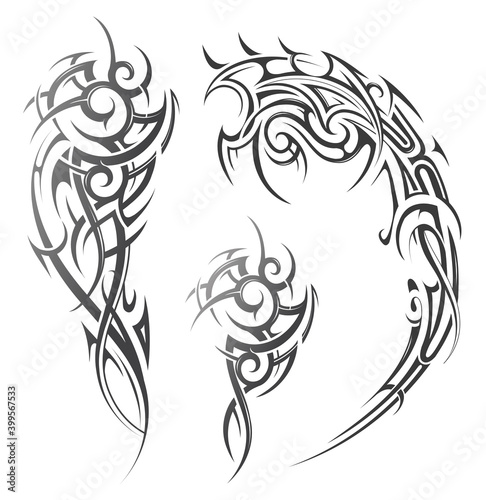 Tribal art tattoo