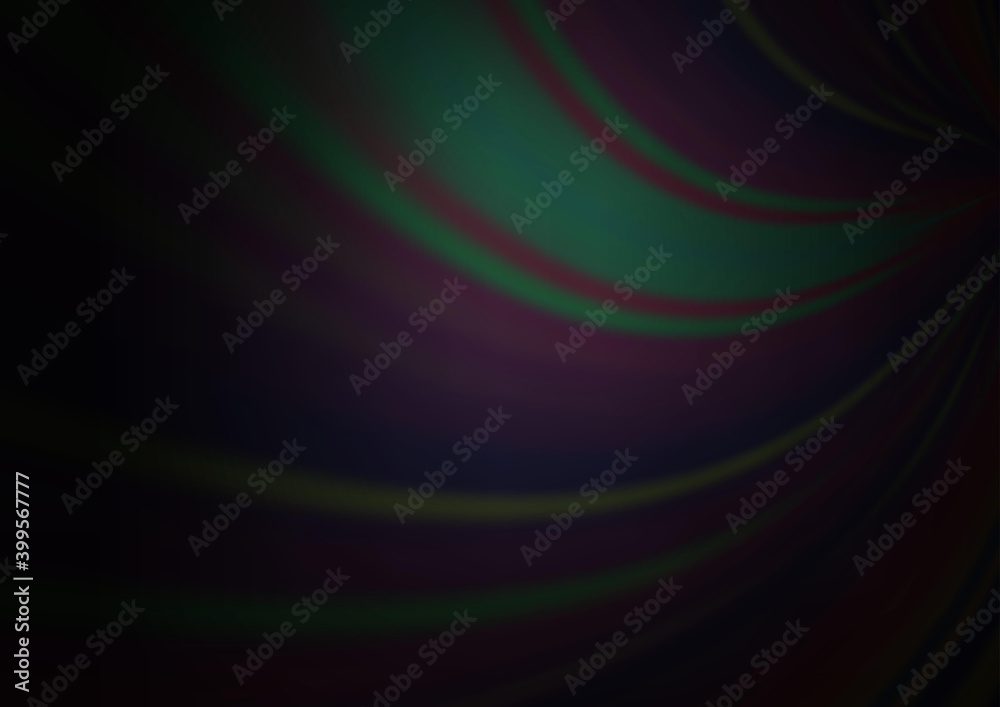 Fototapeta premium Dark Silver, Gray vector abstract bokeh pattern.