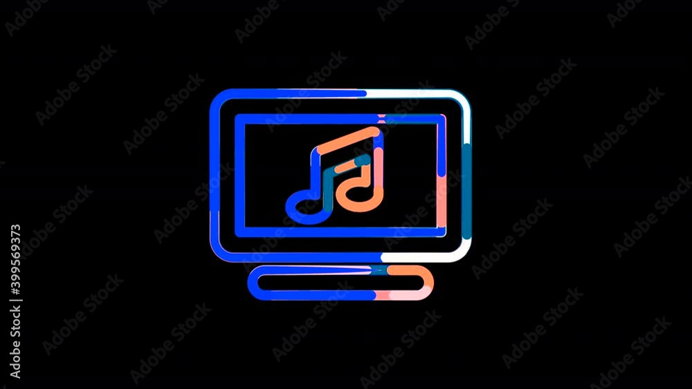 Circles gather in symbol tv music. After it crumbles in a line and moves to the camera. Alpha channel black Circles gather in symbol tv music. After it crumbles in a line and moves to the camera. Alpha channel black